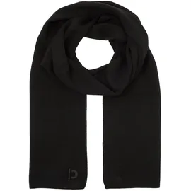 Tom Tailor Basic Schal mit Logo-Stickerei Schwarz