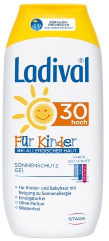 LADIVAL Kinder allergische Haut Creme-Gel LSF 30 200 ml