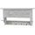 MCW Garderobe MCW-C49, Wandgarderobe Wandregal, Vintage mit 5 Schubladen 32x65x13cm ~ Shabby Look, grau