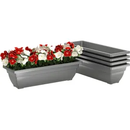 Outsunny Pflanztopf 59 x 21 x 16 cm Grau