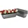 Outsunny Pflanztopf 59 x 21 x 16 cm Grau