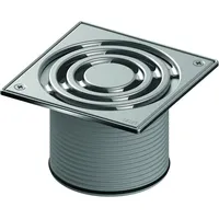 TECE TECEdrainpoint S Rostrahmen Edelstahl, 142x142mm, inklusive Designrost, verschraubbar