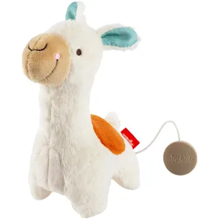 Sigikid 43451 - Mini Spieluhr Lama (Melodie mit vier Wiegenliedern), 16 cm