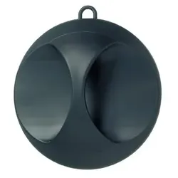 Comair Kabinett-Spiegel Elegant schwarz matt Ø 25cm