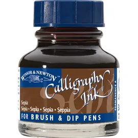 WINSOR & NEWTON Kalligraphie Tusche 30 ml Sepia