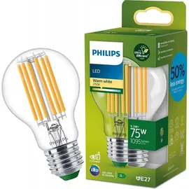 Philips LED-Lampe 00225572 5,2W E27 warmweiß