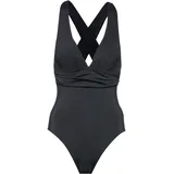 Seafolly Badeanzug Damen Schwarz 40