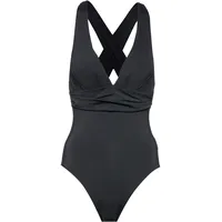 Seafolly Badeanzug Damen Schwarz 40