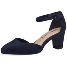 TAMARIS Pumps mit Blockabsatz, blau, 39 EU
