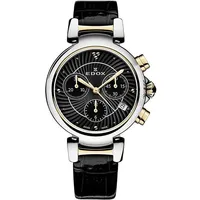 Edox LaPassion Chronograph Damenuhr 35mm 5ATM