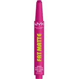 NYX Professional Makeup Fat Matte Smooth Color Lipstick 13 Fluffy Fuchsia