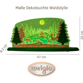 Weigla Schwibbogen LED Waldidylle 47 x 22 x 8,2 cm