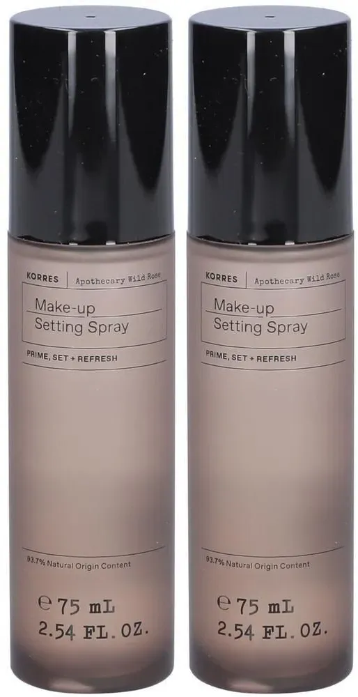 Korres Make-up Fixerende Spray 2x75 ml Spray