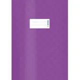 Herma Heftumschlag mit Baststruktur lila Kunststoff DIN A4
