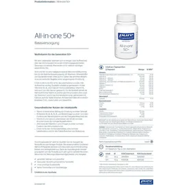 PURE ENCAPSULATIONS All-in-one 50+ Kapseln 60 St.