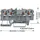 WAGO GmbH & Co. KG 4-Leiter-Durchgangsklemme 2201-1401