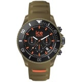 ICE-Watch - ICE chrono Khaki orange - Grüne Herren/Unisexuhr mit Plastikarmband - 021427 (Medium)