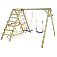Wickey - Kinderschaukel Schaukelgestell Smart Hike, Schaukel mit Kletteranbau