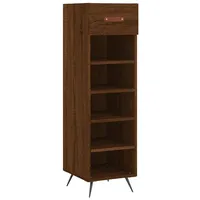 VidaXL Schuhschrank Braun Eichen-Optik 30x35x105 cm Holzwerkstoff
