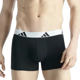 adidas Active Flex Cotton Trunk Schwarz / Weiß S 3er Pack