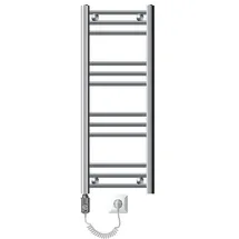 luxebath Badheizkörper Sahara 300 x 800 mm 600 W Chrom gerade Seitenanschluss