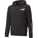 Puma Ess Tape Camo TR Jungen Kapuzensweater, schwarz | 140