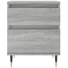 vidaXL Nachttische 2 Stk. Grau Sonoma 40x35x50 cm Holzwerkstoff
