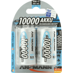 NH 2X10000 ANS - NiMh Akku, D (Mono), 10000 mAh, 2er-Pack