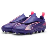 Puma Ultra 5 Play V FG/AG RB Jr Soccer Shoe, Lapis Lazuli White-Sunset Glow, 35.5 EU