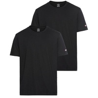Champion T-Shirt »Basic 2pack Crew-Neck«, (Packung, 2 tlg., 2), schwarz - XL