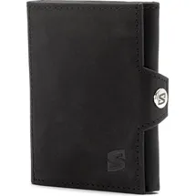 SERASAR Genius Geldbörse Herren Portemonnaie schwarz