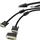 Renkforce DVI Anschlusskabel DVI-D 24+1pol. Stecker, DVI-D 24+1pol. Stecker 20.00m Schwarz RF-4695150 doppelt geschirmt, mit