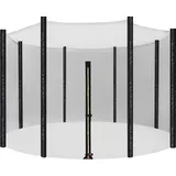 Songmics Sicherheitsnetz schwarz Ø 305 cm