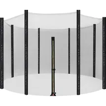 Songmics Sicherheitsnetz schwarz Ø 305 cm