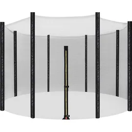 Songmics Sicherheitsnetz schwarz Ø 305 cm