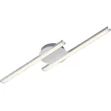 Briloner LED Wand- und Deckenleuchte 55,4 cm aluminium