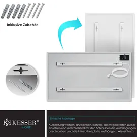Kesser KESSER® Infrarotheizung Mit Thermostat Infrarot Wandheizung Elektroheizung IP44
