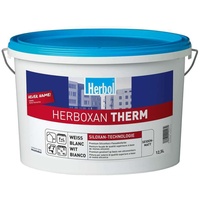 Herbol Herboxan Therm Fassadenfarbe| 12.5 L | weiß | seidenmatt | Fassadenschutz