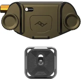 Peak Design Capture Clip v3 inkl. Standard Plate Kelp