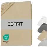 Esprit Spannbettlaken Baumwolle-Elasthan 200 x 200 cm Beige
