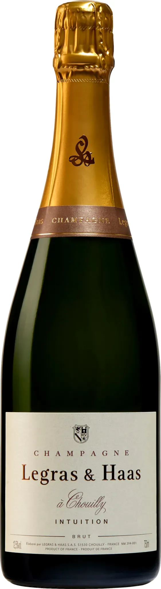 Champagne Legras et Haas Intuition Brut - 12.00 % vol