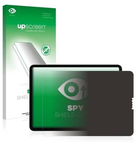 upscreen Spy Shield Clear Premium Blickschutzfolie für Apple iPad Pro 11 (Im Querformat, 2018)