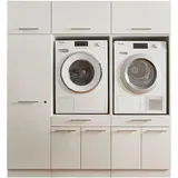 laundreezy Mehrzweckschrank-Set »LAUNDREEZY LDSK13«, weiß