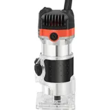Kantenfräse Holz - Elektrische Oberfräse 800W 220V - 30000 U/min - Handgerät Für Holzbearbeitung - Präzise Tiefeneinstellung - Silber
