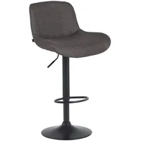 CLP Barhocker, Dunkelgrau, 50x85x50 cm, Esszimmer, Barmöbel, Barhocker