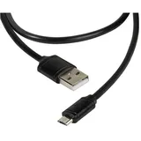 Vivanco USB-A auf Micro-USB 2.0 2 m Schwarz