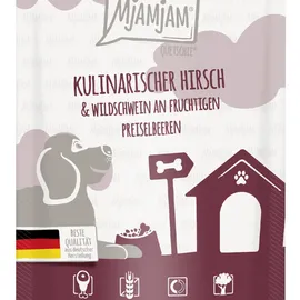 MjAMjAM - kulinarischer Hirsch - Wildschwein an fruchtigen Preiselbeeren - 125.0 g