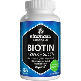Vitamaze Biotin + Zink + Selen Tabletten 365 St.