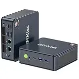 GMKtec Mini-PC 5825U, M5 Plus Dual LAN 2.5G Desktop-Computer Windows 11 Pro, AMD Ryzen 7 5825U (8 C/16 T4,50 GHz), 16 GB DDR4 RAM + 512 GB PCIe-SSD, WiFi 6E, USB 3.2, USB-C, BT 5.2, DP, HDMI