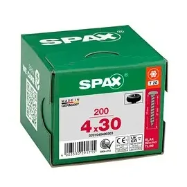 SPAX - Halbrundkopf, T-STAR plus Vg T20 4x30 BLAX,